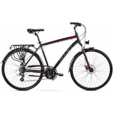 Trekingový bicykel 28" Romet Wagant červeno-čierny hliníkový 19"